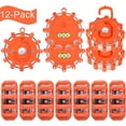 thumbnail image 1 of Cost-Effective Emergency Safety Warning Light, Different Emergency Flashing Modes, Semi-Rigid And Magnetic Design For Car Marine Boat Emergency (12Pcs), 1 of 4