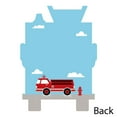 thumbnail image 5 of Big Dot of Happiness Fired Up Fire Truck - Shaped Thank You Cards - Firefighter Baby Shower Birthday Party Thank You Cards with Envelopes - Set of 12, 5 of 7