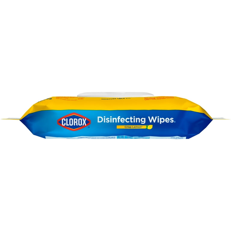 Clorox Disinfecting Cleaner Wipes, Flex Pack, Lemon Scent, 75 Count -  Walmart.com