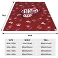 thumbnail image 5 of Classic Pattern Dr Blanket Pepper Throw Blanket Super Soft Lightweight and Cozy, Durable, Seasons 60"X50", 5 of 6