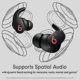 thumbnail image 4 of Wireless Bluetooth Sport Noise-Canceling Earbuds Black, 4 of 4