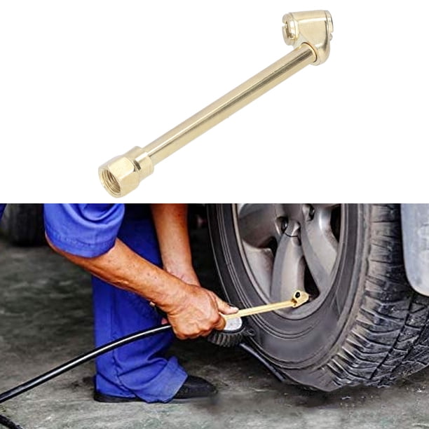 Portabrocas De Aire Para Inflador De Neumáticos, Herramienta Automática Portátil G1/4, Rosca Hembra, Cabezal Doble Antioxidante Para Bicicletas, Motocicletas, Camiones