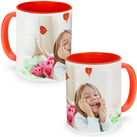 Red Photo Mug 15 oz