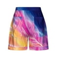 thumbnail image 3 of Generic Womens Comfy Drawstring Shorts Casual Elastic Waist Pocketed Loose Fit Shorts, 3 of 4