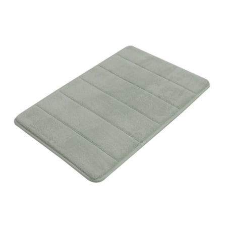 Fabric Mat - Bath Mats Nemory Foam Bathroom Mat Coral Velvet Fabric