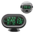 thumbnail image 3 of Termómetro De Coche 3 En 1 Con Retroiluminación De Dos Colores Reloj De Coche Multifuncional Opcional Con Pantalla De Voltaje Para Vehículos De 12-24V seitruly VI009276-02, 3 of 6
