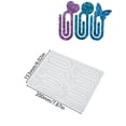 thumbnail image 2 of PEONAVET Handmade Item DIY Drip Paper Clip Silicone Molds, 2 of 2