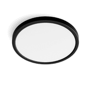 Philips LED 100-Watt 11.8 Super Slim Ceiling Light, Bright White, Black, Dimmable, Flush Mount (1-Pack)