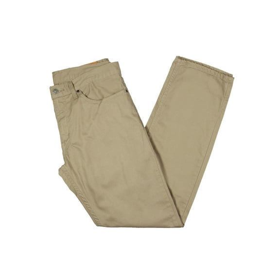 Levi's Mens Cotton Mid-Rise Straight Leg Jeans