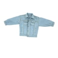 thumbnail image 3 of Ropa De Muñeca Masculina A Escala 1/6 Sunnimix Hecha A Mano Chaqueta De Mezclilla, 3 of 8