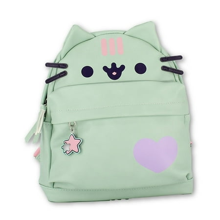 Pusheen - Officially Licensed Character Cat Face Mint Mini Backpack ...