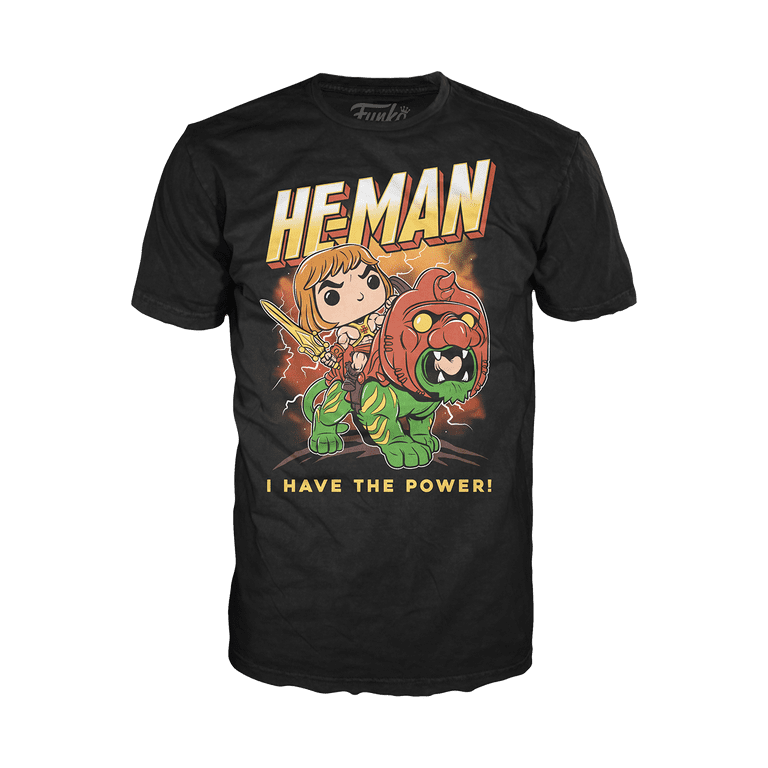 マスターオブザユニバース エビルリン POP! シャツ FUNKO Lサイズ Funko POP! & Tee: Masters of the Universe - He-Man (Glow