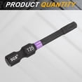 thumbnail image 3 of Uxcell T25 Torx Impact Screwdriver Bit 1/4" Hex Shank 2" Long Magnetic No Hole, 3 of 7