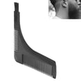 thumbnail image 3 of Peine Para Dar Forma A La Barba Guía De Recorte De Bigote En Forma De L Herramienta Para Peinar La Barba Para Hombres, Plástico Flexible Duradero, Fácil De Limpiar, Formación, 3 of 7