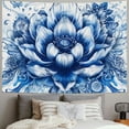 thumbnail image 2 of Orinice Flowers Tapestry Wall Hanging Unique Style Graphic Tapestries Home Wall Decor Art for Living Room Bedroom Apartment Farmhouse Dorm 60x50inch, 2 of 6