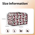 thumbnail image 5 of Haiem Rose Flowers Print Toaster Covers 2 Slice Wide Slot,Bread Dust Cover & Fingerprint Protection,Bread Machine Cover,Appliance Covers, 5 of 7