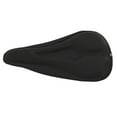 thumbnail image 2 of Soft Bicycle Saddle Cover, Black Streamlined Bicycle Saddle Cover Breathable  For Cycling, 2 of 8