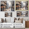 thumbnail image 4 of Designart "Stylish Couture Cityscape" Cityscapes Floater Framed Canvas Art Print, 4 of 7