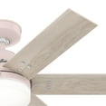 thumbnail image 5 of Hunter 44 inch Indoor Ceiling Fan with LED Light and Remote Control - Standard Mount Ceiling Fan, 6 Blades, For Bedroom, Living Room, or Kitchen, Quiet - Pacer 51207, Blush Pink, 5 of 17