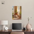 thumbnail image 3 of Lush Tiger Bath Canvas Jungle Bathroom Art by Art Remedy, Gallery Wrapped, 16" x 24", 3 of 7