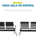 thumbnail image 2 of Banca Tandem 3 Plazas Sala De Espera Hospital Consultorio, 2 of 7