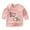 Pink, variant on Ulanda Kids Boys Dinosaur Shirts Baby Cute Animals Excavator Graphic Undershirt Striped Long Sleeve Crewneck (Light Green, 6-12 Months)