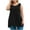 Black, variant on fatyb Plus Size Tank Tops for Women Round Neck Sleeveless Loose Blouses Flowy Solid Color Womens Shirts