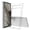 Clear, variant on SaniMore for Google Pixel 7A 6.1 inch Case, Scratch Resistant Acrylic Transparent [Never-Yellowing] Soft TPU Crystal Clear 2 in 1 Drop Protection Cover for Google Pixel 7A, Black