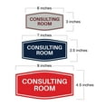 thumbnail image 2 of Signs ByLITA Fancy Consulting Room Sign (Brushed Gold) - Large, 2 of 5