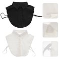 thumbnail image 3 of 2pcs Fake Collar Detachable Collar Blouse Half Shirts Faux False Collar, 3 of 8