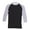 Light Gray1, variant on Razzly Men's 3/4 Sleeve Baseball Raglan T Shirt Casual Soft Breathable Comfortable Sports Tee Long Sleeve Classic Fit(Black1,XL)