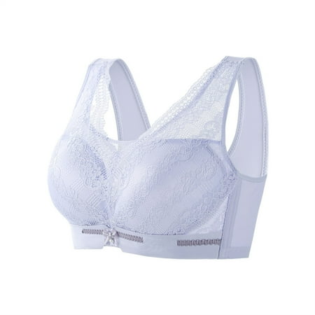 BXJX Womens Bras Clearance Lace Comfortable Breathable Bra Wireless Push-up Daily Underwear Bralette Purple Size 36