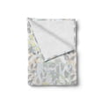 thumbnail image 2 of Foliage Soft Flannel Fleece Throw Blanket, Multicolored Abstract Leaves Patterns Leafy Design, Cozy Plush for Indoor and Outdoor Use, 70" x 90", Baby Blue Pale Taupe, by Ambesonne, 2 of 6