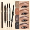 thumbnail image 6 of 2 in 1 Magic Eyebrow Pencil, 2024 Upgrade 3D Waterproof Microblading Eyebrow Pencil Contouring Pen, 4-Tipped Precise Brow Pen Tattoo Pencil for Natural Makeup Last All Day (Dark Brown), 6 of 7