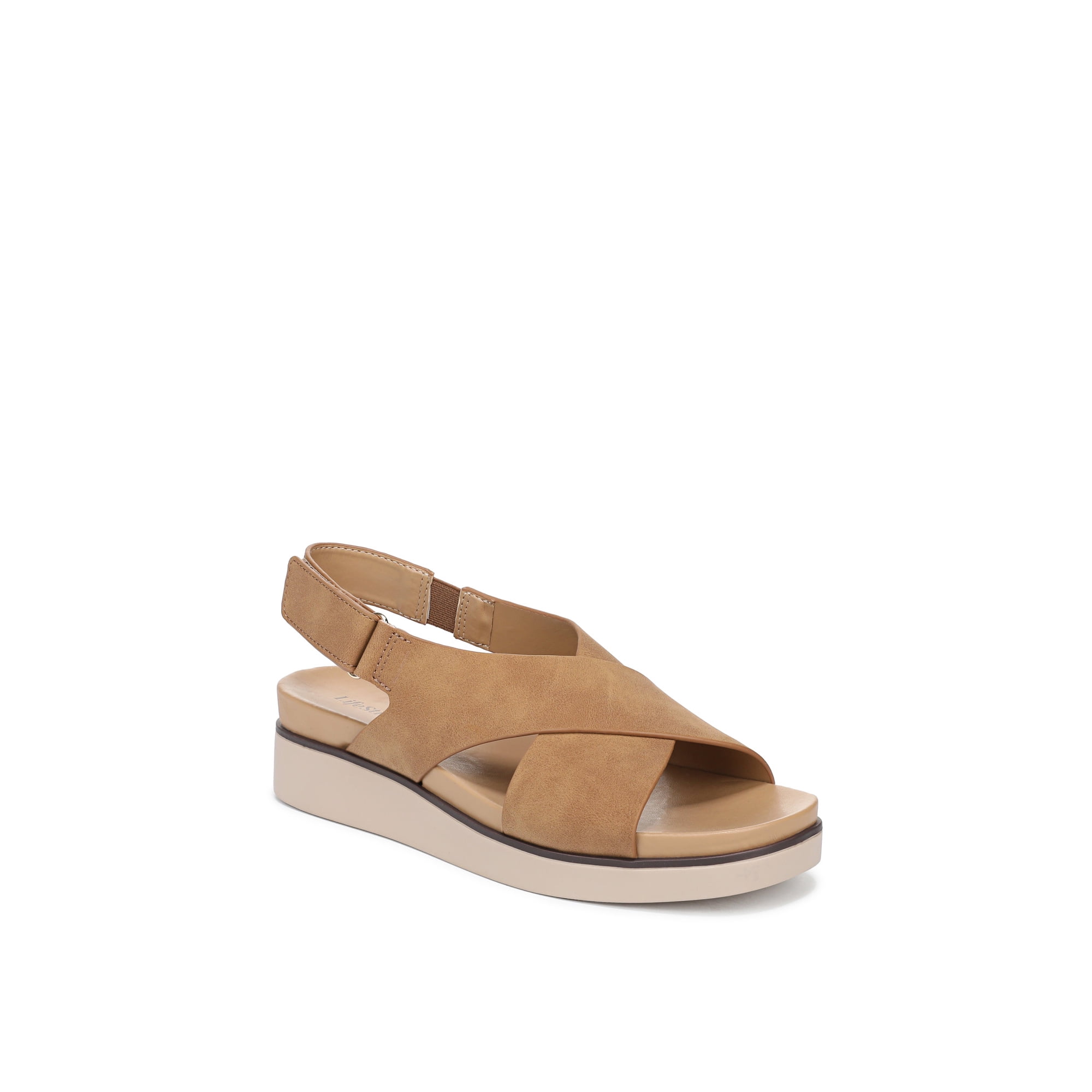 Lifestride Women's Geraldine Crossband Comfort Sandals