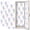 Color 1, variant on Vintage 2 Pcs School Locker Magnetic Wallpaper 12" x 36" Abstract Blue White Marble Cloudy Patterns Reusable Removable Locker Accessories Back to School Supplies