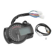 15000rpm Practical Motorcycle Instrument Universal LCD Digital Speedometer Tachometer Meter Odometer Gauge
