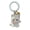 Blue, variant on Keychain Pendant Three-dimensional Cat Bell Sound Keyring Keys Bags Phone Lanyard Versatile Hanging Ornament