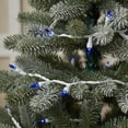 thumbnail image 4 of Northlight Mini Incandescent Christmas Lights - Blue - 20.25' White Wire - 100ct, 4 of 4