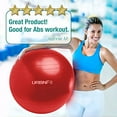 thumbnail image 3 of Exercise Balls For Fitness, Stability & Yoga - Workout Guide Included - 55CM / Red, 3 of 4