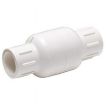 Homewerks VCKP40E5B PVC Schedule 40, 1-Inch in-Line Check Valve, x Solvent, White