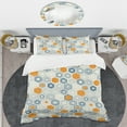 thumbnail image 2 of Designart 'Retro Hexagon Pattern IX' Mid-Century Modern Duvet Cover Set, 2 of 4