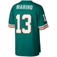 thumbnail image 3 of Men's Mitchell & Ness Dan Marino Aqua Miami Dolphins Legacy Replica Jersey, 3 of 3