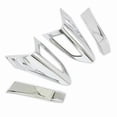 thumbnail image 5 of 4Pcs Car Silver Rear Tail Light Lamp Eyebrow Cover Trim for C- 2016-2018, 5 of 5