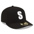 thumbnail image 3 of Men's New Era Black Seattle Mariners Authentic Collection Low Profile 59FIFTY Fitted Hat, 3 of 5