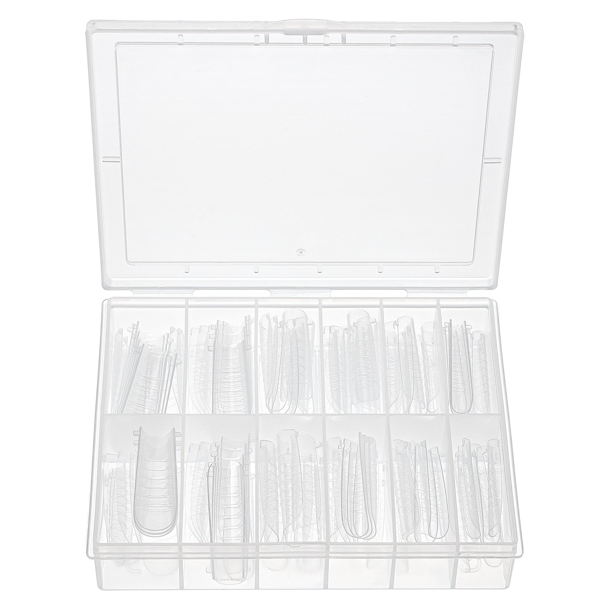 Unique Bargains Scale Faux Crystal Extension Fake Nails 120 Pcs [JM-23]