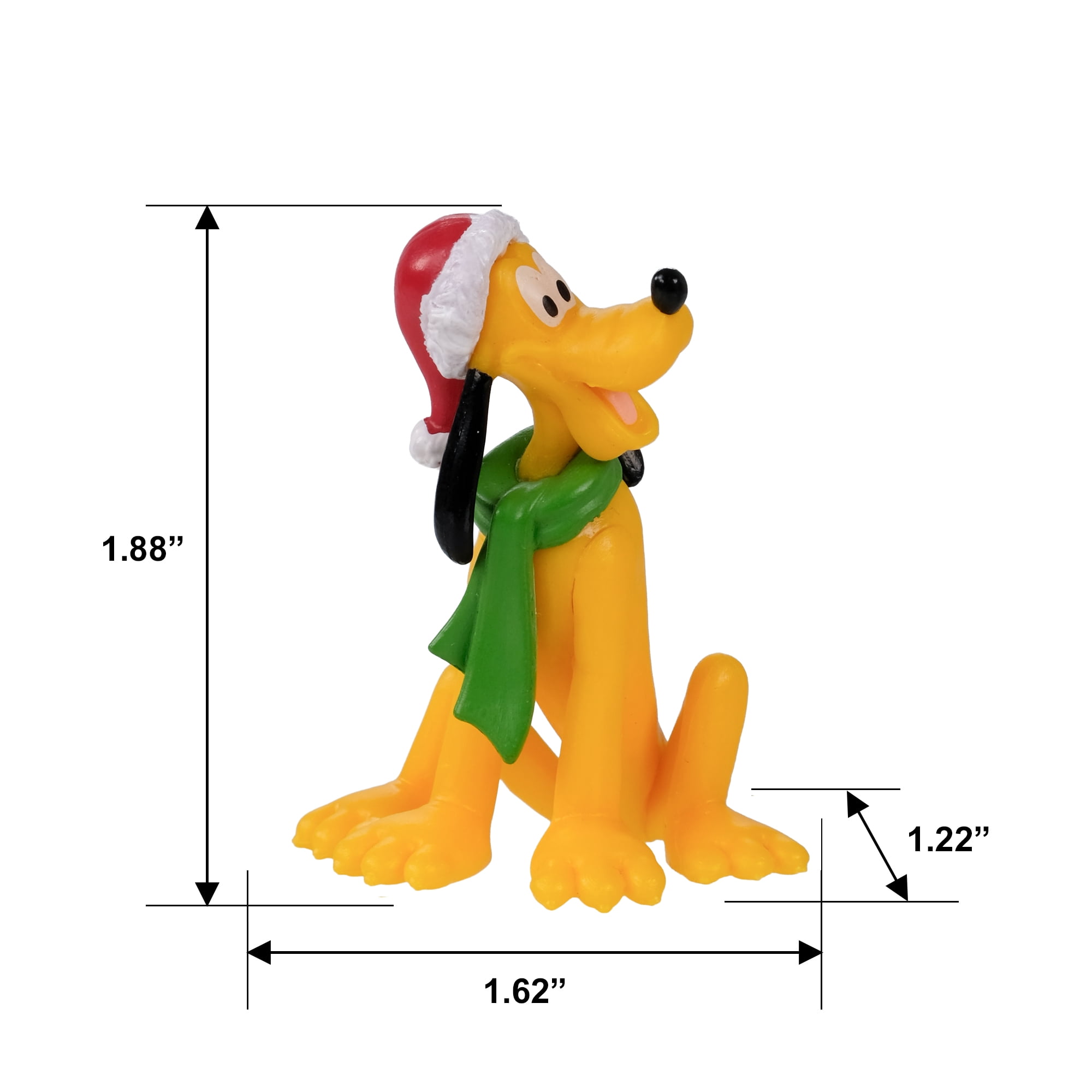 Disney Pluto Christmas Village Figurine – Holiday Character Piece