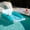 Green, variant on XtremepowerUS Sunchaser Floating Pool Lounger Chair for Adults, Chaise Pool Float with Headrest, Footrest & Cup Holders, UV-Resistant, Red