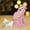 Pink1, variant on 2025 Ghost Walking Dog Statue, Funny Ghost Walking His Dog with Pup Candle Holder, Halloween Ghosts Dogs Statues for Home Decor, Indoor Halloween Decorations for Office Tabletop