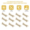 thumbnail image 4 of 100pcs Serrated Hook Picture Oil Painting Mirror Frame Hanging Hooks (Golden), 4 of 7
